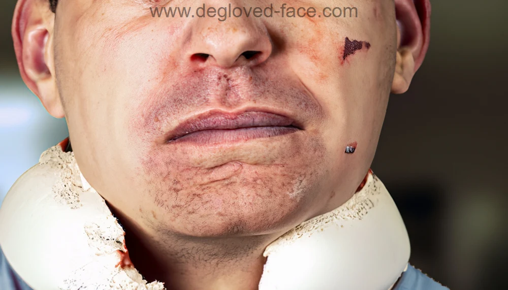 Facial degloving trauma is a severe injury that can have long-lasting consequences